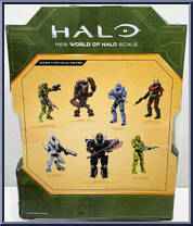 Escharum (with Diminsher of Hope Gravity Axe) from Halo Infinite (World of Halo) - Series 4 manufactured by Jazwares [Back]