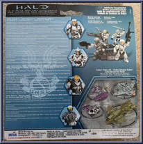 Arctic Combat Unit from Halo - Sets manufactured by Mega Bloks [Back]