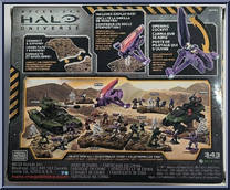 Covenant Banshee from Halo - Metal Series manufactured by Mega Bloks [Back]