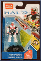 Spartan Soldier from Halo - Series  9 manufactured by Mega Bloks [Front]