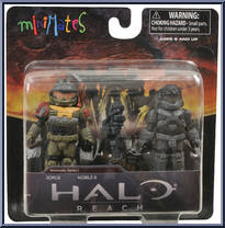 Jorge / Noble 6 from Halo - Minimates - Toys R Us - Series 1 manufactured by Diamond Select [Front]