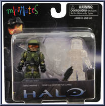 UNSC Marine 1 / Spartan ODST (Active Camo) from Halo - Minimates - Toys R Us - Series 1 manufactured by Diamond Select [Front]