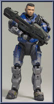 Carter (Unhelmeted) from Halo Reach - Series 5 manufactured by McFarlane [Loose]