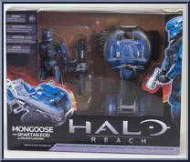 Mongoose with Team Blue EOD (Custom) from Halo Reach - Series 5 - Vehicles manufactured by McFarlane [Front]
