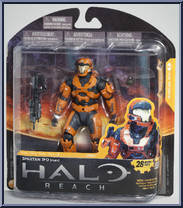 Spartan JFO (Male / Rust) from Halo Reach - Series 3 manufactured by McFarlane [Front]