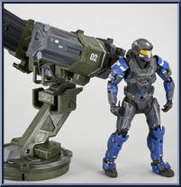 Warthog Rocket Launcher (with Spartan JFO) from Halo Reach - Series 3 - Upgrade Packs manufactured by McFarlane [Loose]