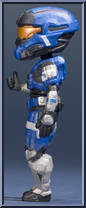 Carter from Halo - Xbox Live Avatars - Series 1 manufactured by McFarlane [Loose]