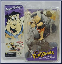 Fred Flintstone on Chopper from Hanna Barbera - Series 1 manufactured by McFarlane [Front]