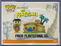 Fred Flintstone (with House) (Town) from Hanna Barbera - Flintstones Pop! manufactured by Funko [Back]