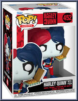 Harley Quinn (With Pizza) from Harley Quinn - Pop! Vinyl Figures manufactured by Funko [Front]