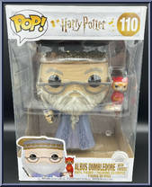 Dumbledore (with Fawkes) (10" Scale) from Harry Potter - Pop! Vinyl Figures manufactured by Funko [Front]