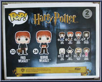 Fred & George Weasley from Harry Potter - Pop! Sets manufactured by Funko [Back]