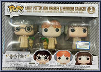 Harry Potter, Ron Weasley & Hermione Granger (Herbology) from Harry Potter - Pop! Sets manufactured by Funko [Front]