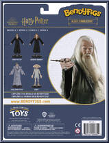 Albus Dumbledore from Harry Potter - Bendyfigs manufactured by Noble Toys [Back]