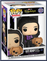 Kate Bishop (with Lucky the Pizza Dog) from Hawkeye - Hawkeye Pop! manufactured by Funko [Front]