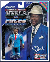 Slick (Teal Suit) from Heels and Faces - Exclusives manufactured by Zombie Sailor's Toys [Front]