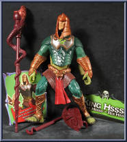 King Hssss from He-Man - 2002 Series - Snake Men manufactured by Mattel [Loose]