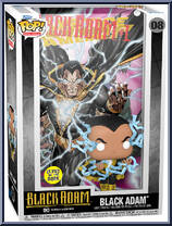 Black Adam (Glows in the Dark) from Heroes - Comic Covers Pop! manufactured by Funko [Front]