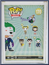 Joker (with Kisses) (Black / White) from Heroes - DC Comics Bombshells Pop! manufactured by Funko [Back]