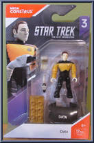 Data (Star Trek) from Heroes - Series 3 manufactured by Mega Brands [Front]