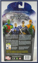 Martian Manhunter from History of the DC Universe - Series 4 manufactured by DC Direct [Back]