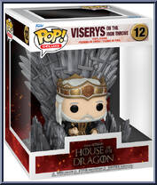 Viserys (On the Iron Throne) (Deluxe) from House of the Dragon - Pop! Vinyl Figures manufactured by Funko [Front]