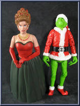 Grinch & Martha May Whovier from How the Grinch Stole Christmas! - Basic Series manufactured by Playmates [Loose]