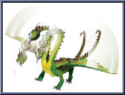 Zippleback (Wacky Flex Necks) from How to Train Your Dragon 2 - Power Dragons manufactured by Spinmaster [Loose]