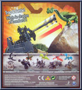 Zippleback vs. Zipplecatcher from How to Train Your Dragon 2 - Mini Figures manufactured by Spinmaster [Back]