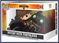 Hiccup with Hercules (Deluxe) from How to Train Your Dragon 2 - Pop! Rides manufactured by Funko [Front]