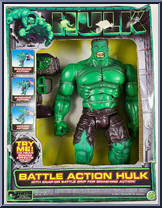 Hulk (Battle Action) from Hulk - Motion Picture - 13" Figures manufactured by Toy Biz [Front]