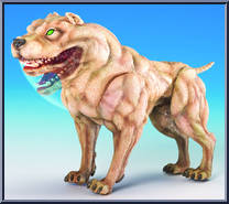 Hulk Dog from Hulk - Motion Picture - Series 4 manufactured by Toy Biz [Loose]