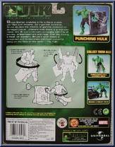 Hulk (Punching) from Hulk - Motion Picture - Series 1 manufactured by Toy Biz [Back]