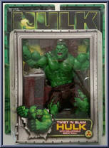 Hulk (Twist 'N Slam) from Hulk - Motion Picture - Series 2 manufactured by Toy Biz [Front]