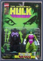 She Hulk from Incredible Hulk - Series 1 manufactured by Toy Biz [Front]