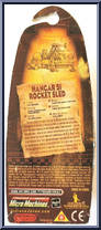 Hangar 51 Rocket Sled from Indiana Jones - Titanium Series (Die-Cast) manufactured by Galoob [Back]
