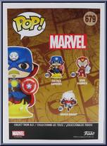 Soldier Supreme (Glows in the Dark) from Infinity Warps - Infinity Warps Pop! manufactured by Funko [Back]