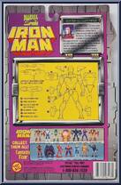 Iron Man (Hologram Armor) from Iron Man - Series 2 manufactured by Toy Biz [Back]