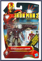 Iron Man (Hypervelocity Armor) from Iron Man 2 - 2010 Movie - Concept Series manufactured by Hasbro [Front]