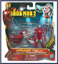 Iron Man (Juggernaut Upgrade) from Iron Man 2 - 2010 Movie - Armor Tech manufactured by Hasbro [Front]