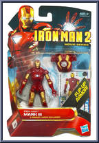 Iron Man (Mark III) from Iron Man 2 - 2010 Movie - Movie Series manufactured by Hasbro [Front]