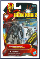 War Machine from Iron Man 2 - 2010 Movie - Comic Series manufactured by Hasbro [Front]