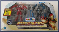 Iron Man (Red Snaper) / Iron Man (Gravity Cloak) from Iron Man 3 - Movie - Assemblers manufactured by Hasbro [Front]