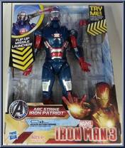 Iron Patriot (Arc Strike) from Iron Man 3 - Movie - Large Scale manufactured by Hasbro [Front]