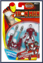 Iron Man (Silver Centurion) from Iron Man - Armored Adventures - Basic Series manufactured by Hasbro [Front]