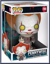 Pennywise (with Boat) (Jumbo) from IT - Pop! Vinyl Figures manufactured by Funko [Front]
