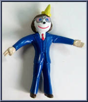 Jack (Blue Suit) from Jack in the Box - Bendables manufactured by Jack in the Box [Loose]