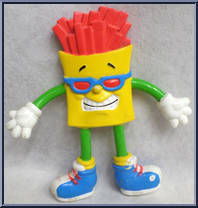 Sly Fry (Yellow Box) from Jack in the Box - Bendables manufactured by Jack in the Box [Loose]