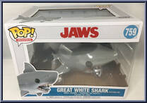 Great White Shark (with Diving Tank) from Jaws - Pop! Vinyl Figures manufactured by Funko [Front]
