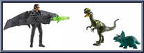 Dr. Ian Malcolm Glider Escape from Jurassic Park - 30th Anniversary - Packs manufactured by Mattel [Loose]